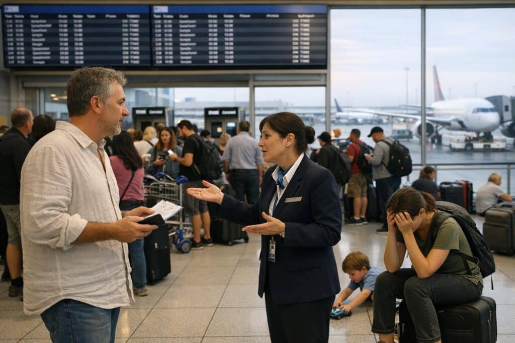 avions bloques sur pistes greques