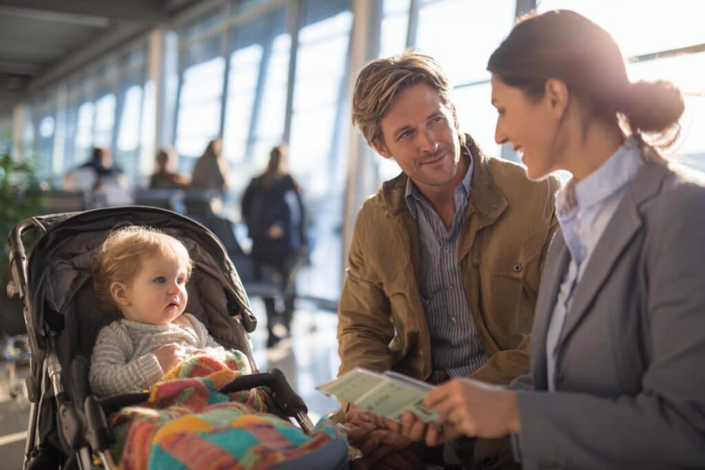 bebe avec parents consultant assurance voyage