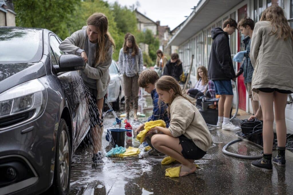 collegiens lavage voitures paimpol disneyland paris