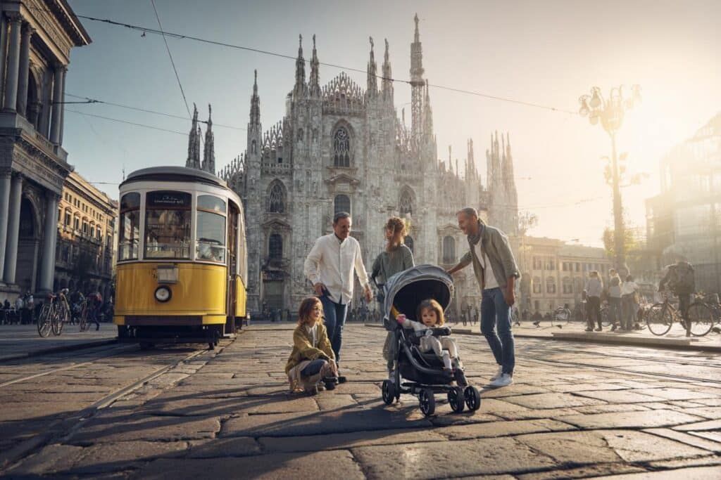 famille enfants parc milan balade culturelle