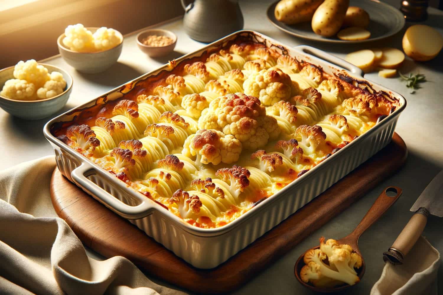 Le gratin chou fleur pomme de terre : une recette gourmande pour