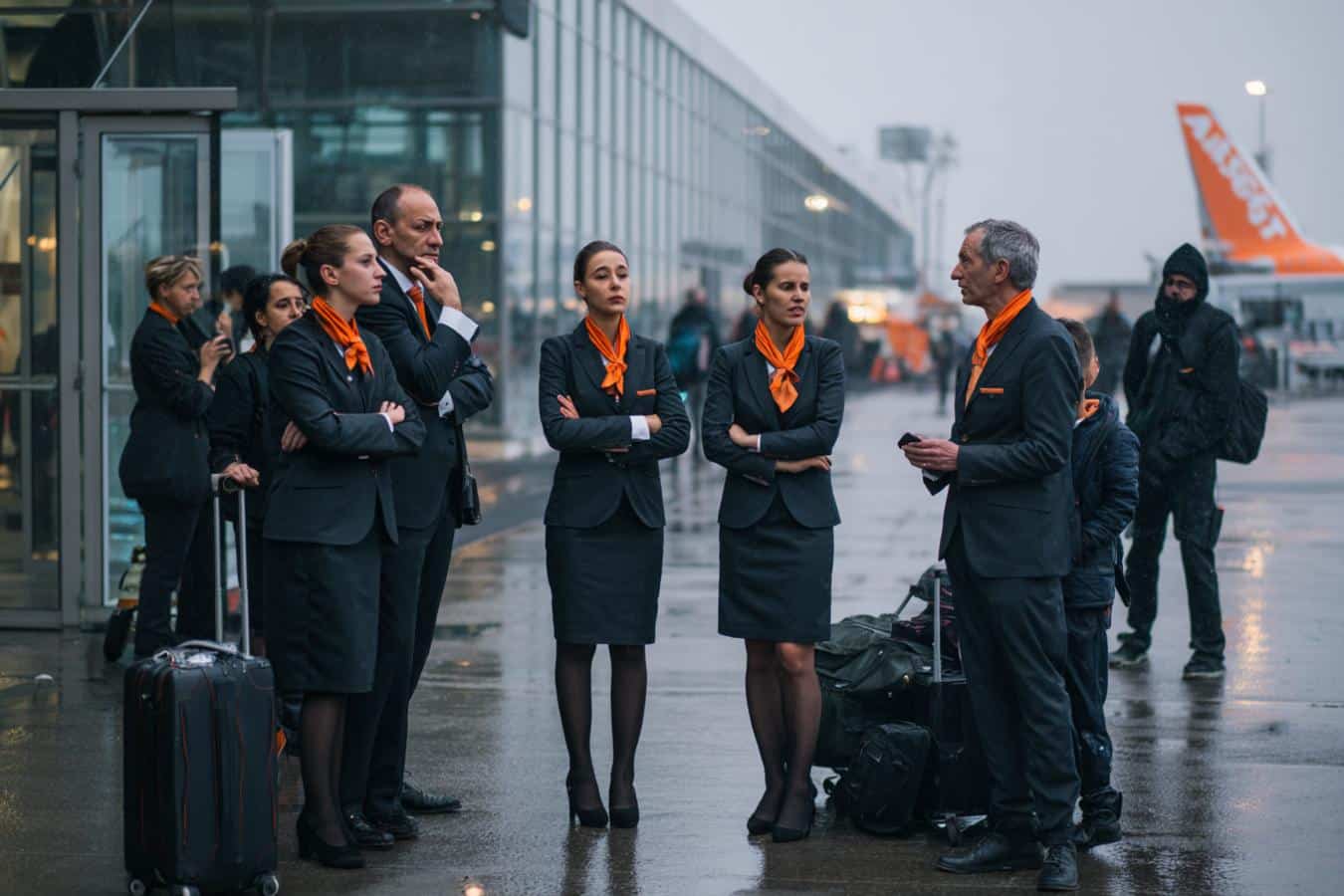 greve easyjet hotesses stewards france