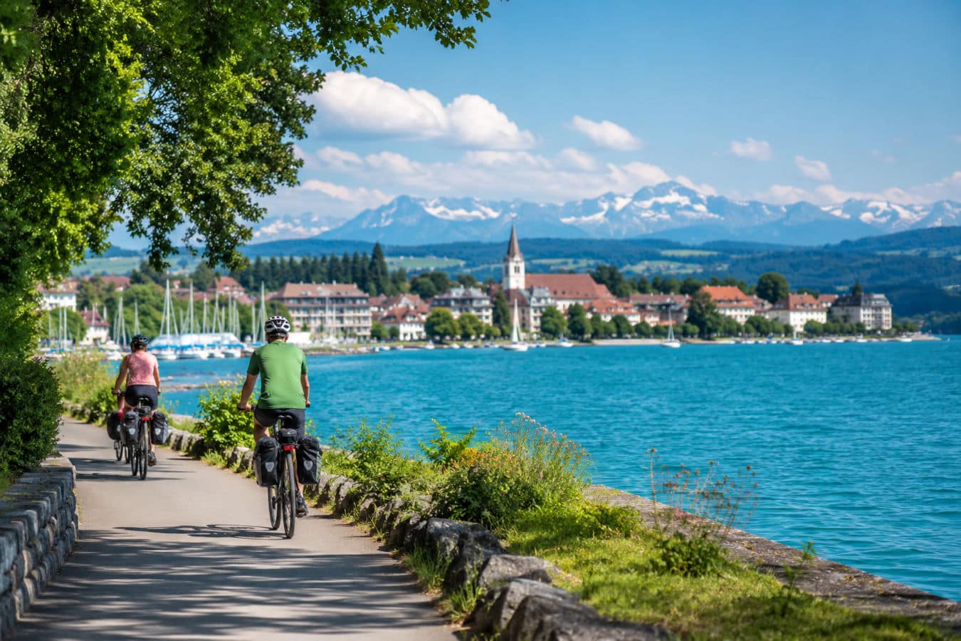 lac de constance à vélo
