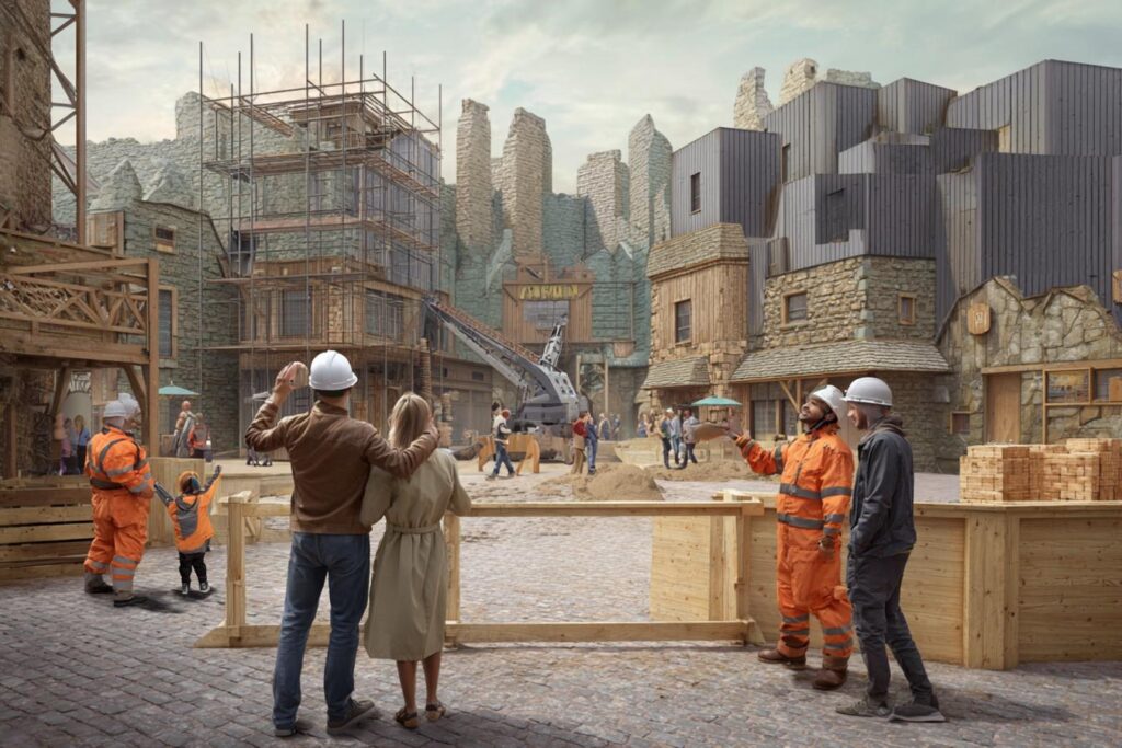 minecraft world parc chessington londres