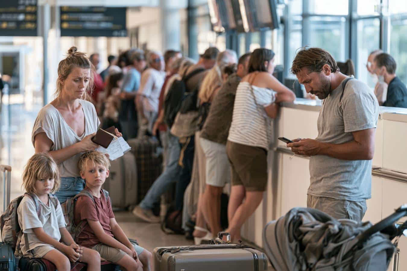 recours aeriens depart en vacances
