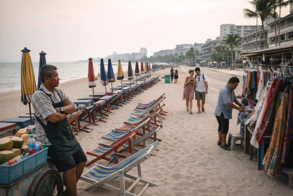 touristes en thailande en baisse