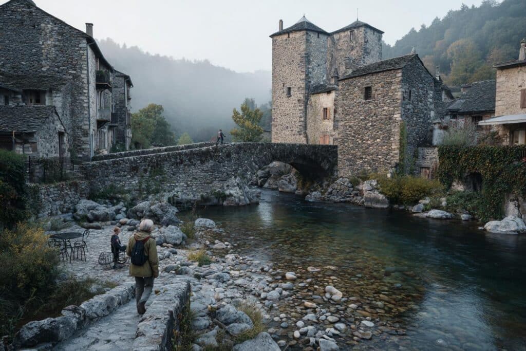 village medieval de la vallee de l alagnon